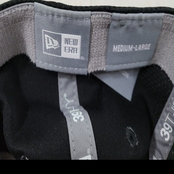 New Era 39Thirty Black/Gold Fitted MU Tigers Baseball Cap US Flag Med/Large EUC - Picture 6 of 6